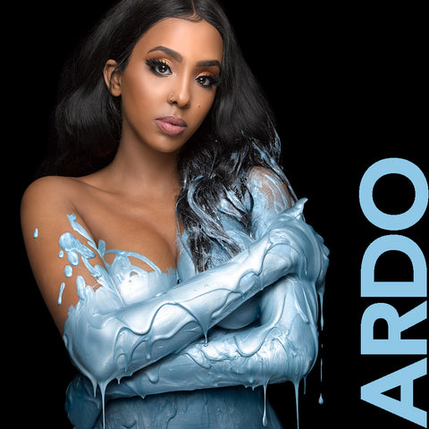 Ardo in metallic blue for Painted Princess Project	