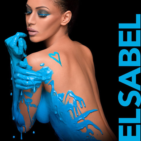 Elsabel Yemane in blue by Nick Saglimbeni for Painted Princess Project