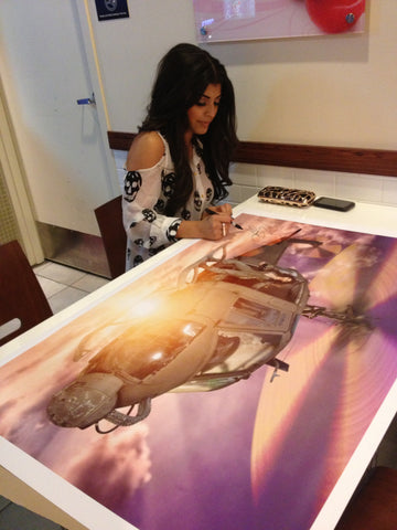 SlickforceGirl - 27"x41" Archival Poster Signed by Nick & Erika!