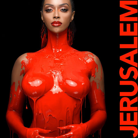 Jerusalem in red by Nick Saglimbeni for Painted Princess Project
