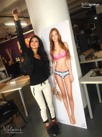 Melanie Iglesias with LIFESIZE Poster