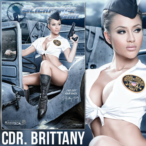 SlickforceGirl Commander Brittany 11"x17" Poster